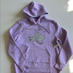 NWT Hoodie with Ursula from The Little Mermaid Graphic - size Medium Adult